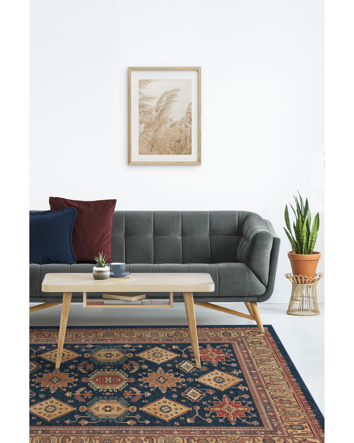 Cambria Sapphire Flatwoven Rug