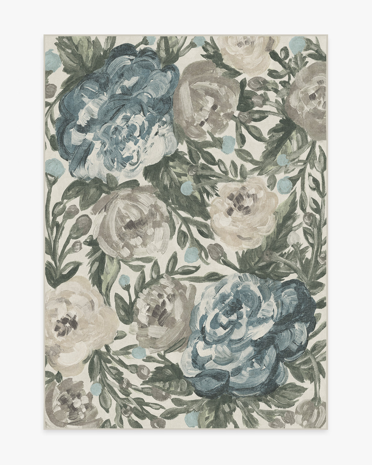 Camellia Jade Flatwoven Rug