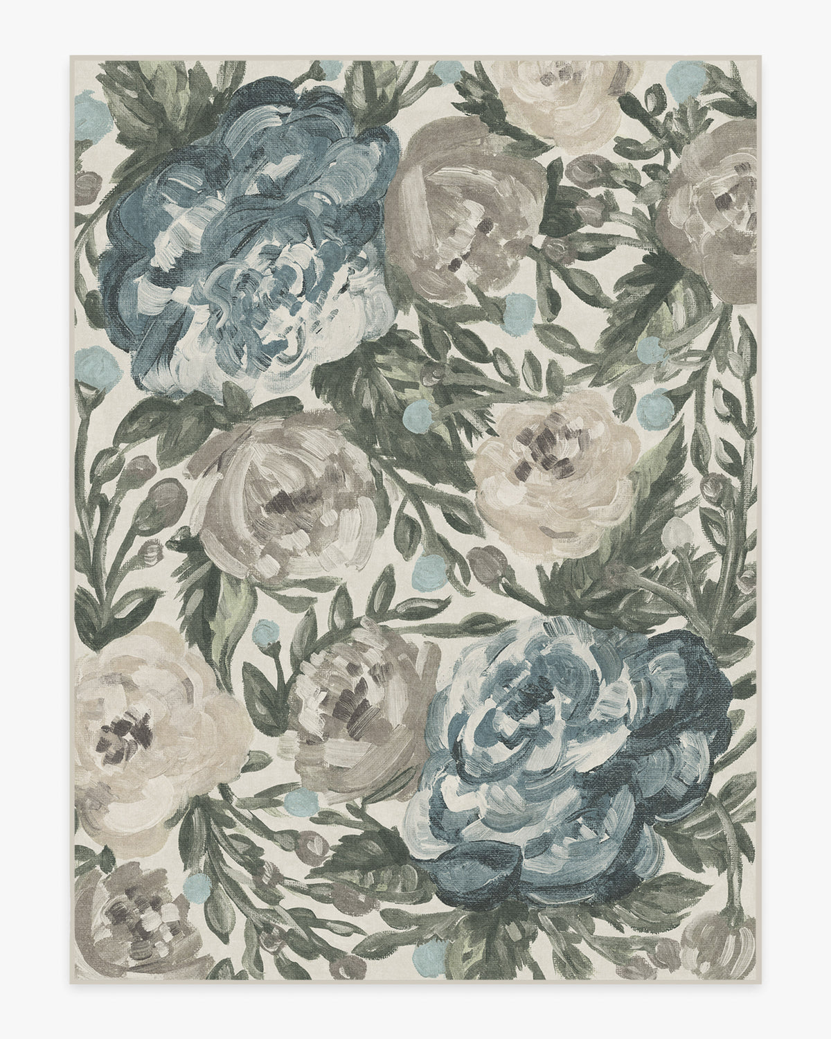 Camellia Jade Flatwoven Rug