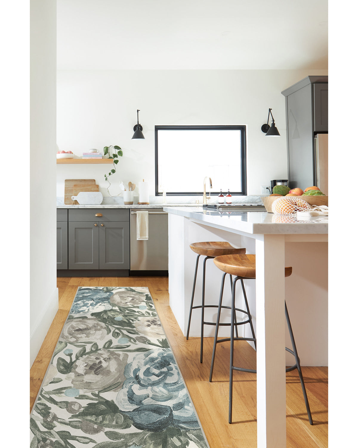 Camellia Jade Flatwoven Rug