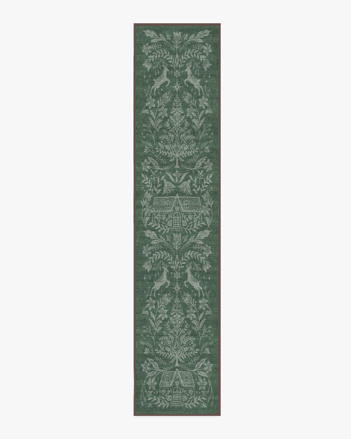 Christmas Wonderland Green Rug