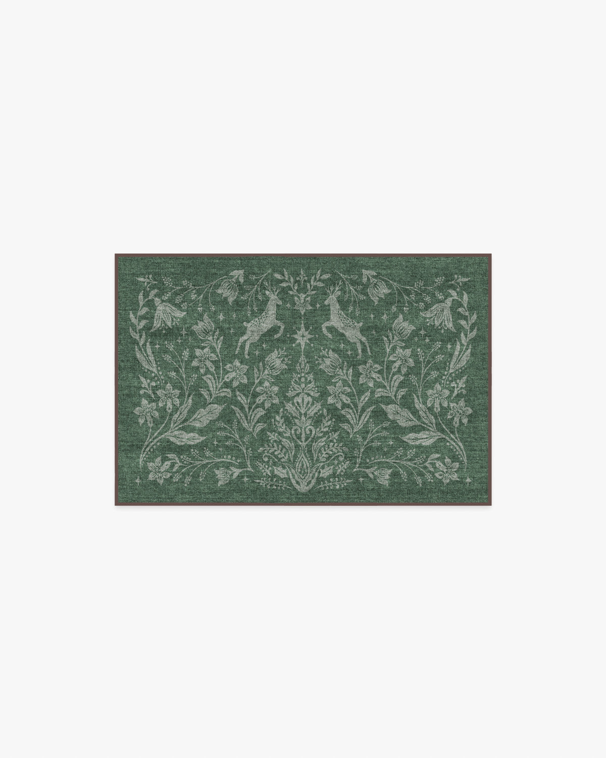 Christmas Wonderland Green Rug