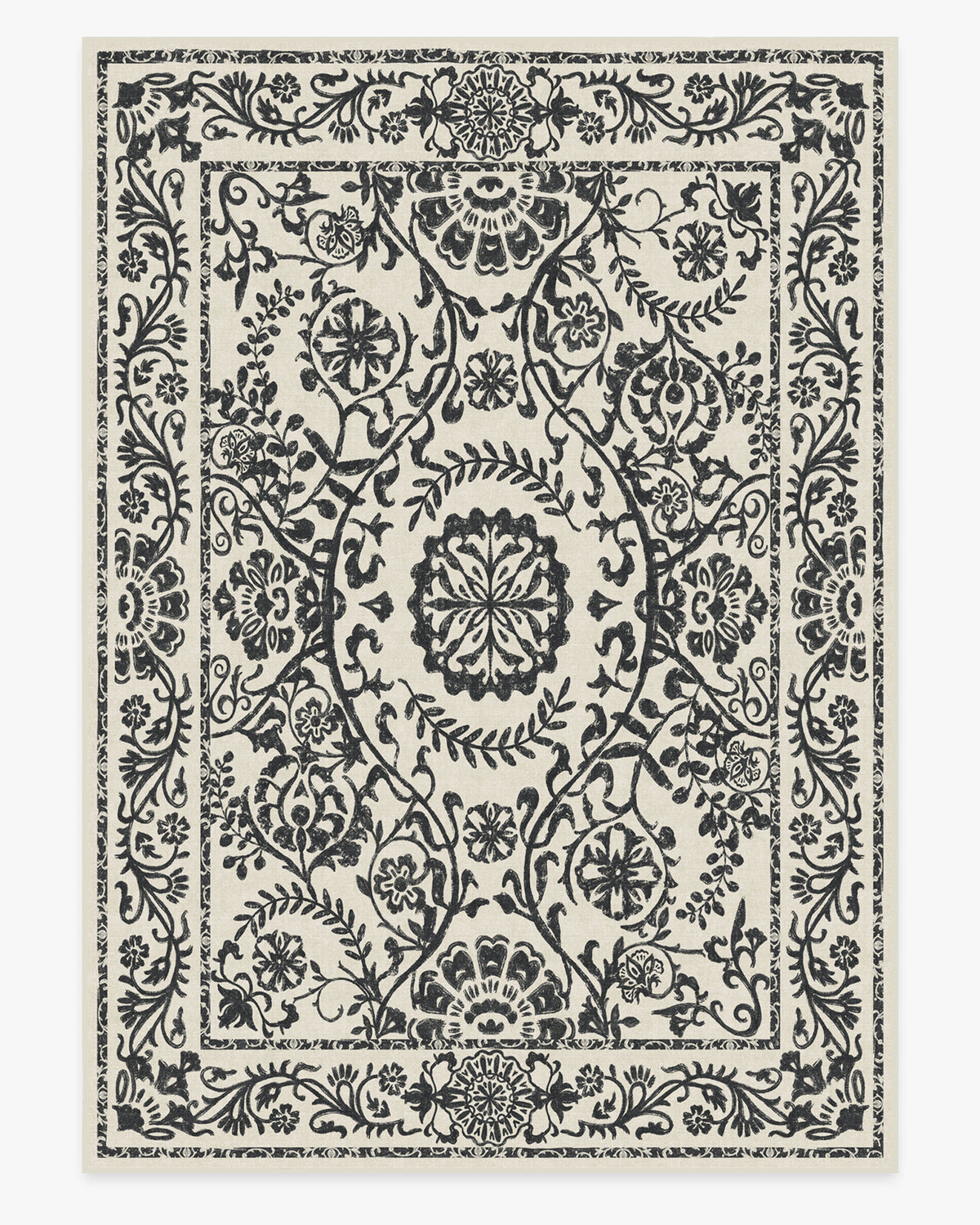 Delphina Black & White Flatwoven Rug