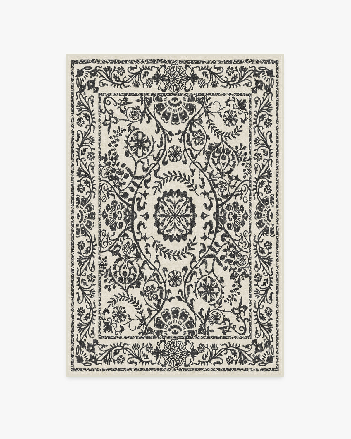 Delphina Black & White Flatwoven Rug