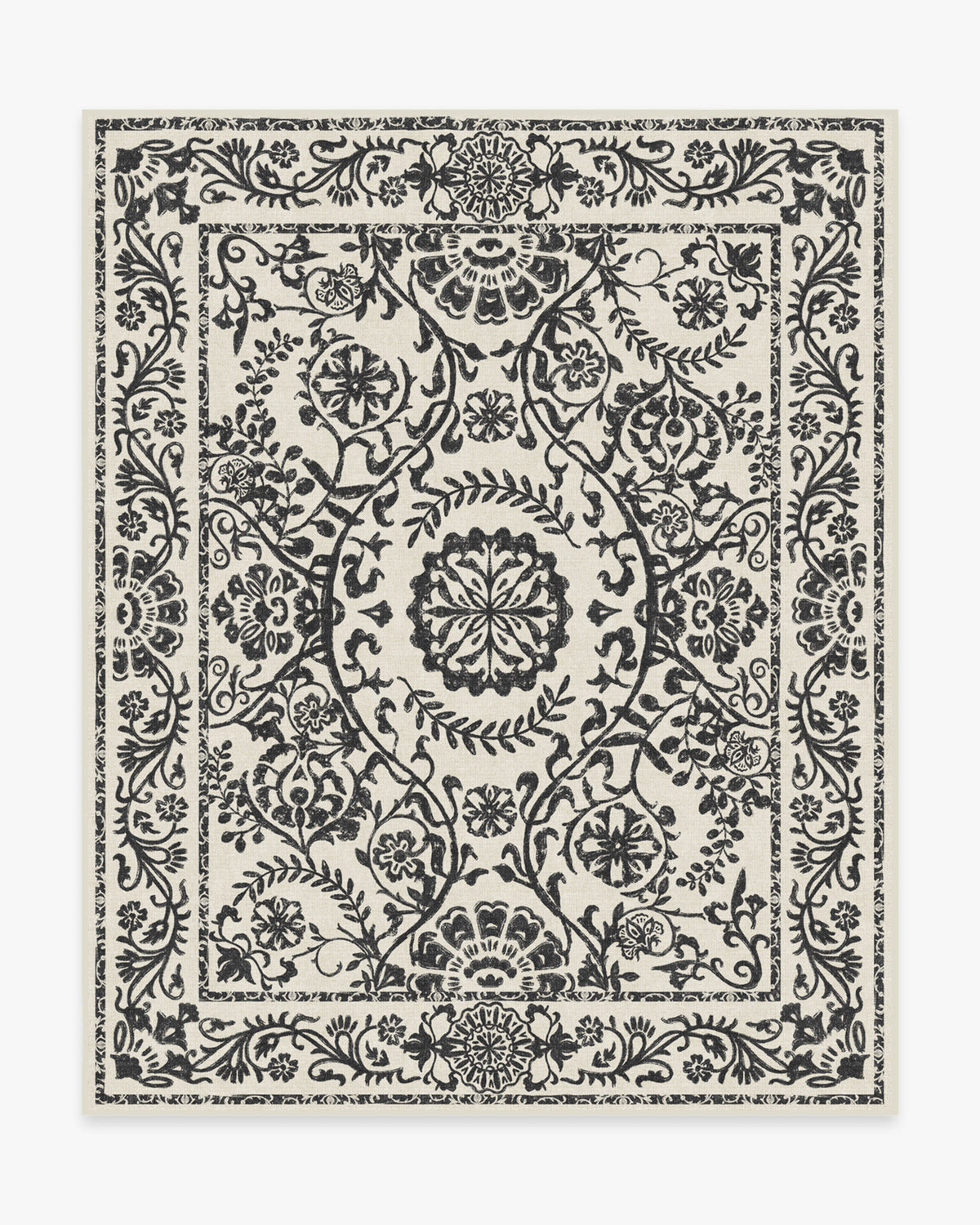Delphina Black & White Flatwoven Rug