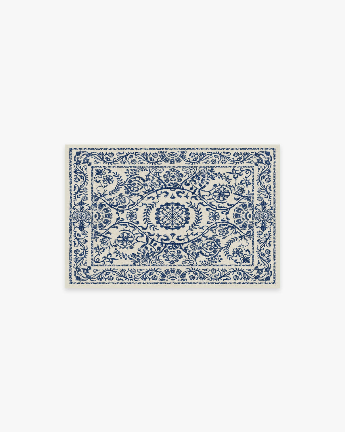 Delphina Delft Blue Flatwoven Rug