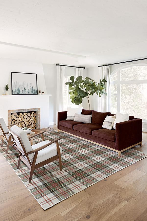Dress Stewart Tartan Flatwoven Rug