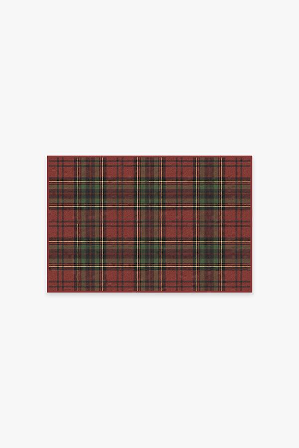 Dress Stewart Tartan Red Flatwoven Rug