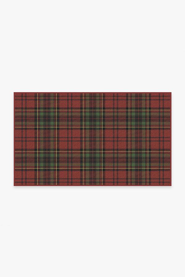 Dress Stewart Tartan Red Flatwoven Rug