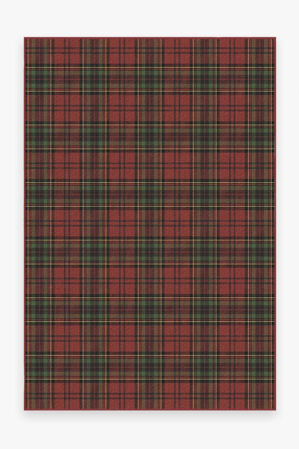 Dress Stewart Tartan Red Flatwoven Rug