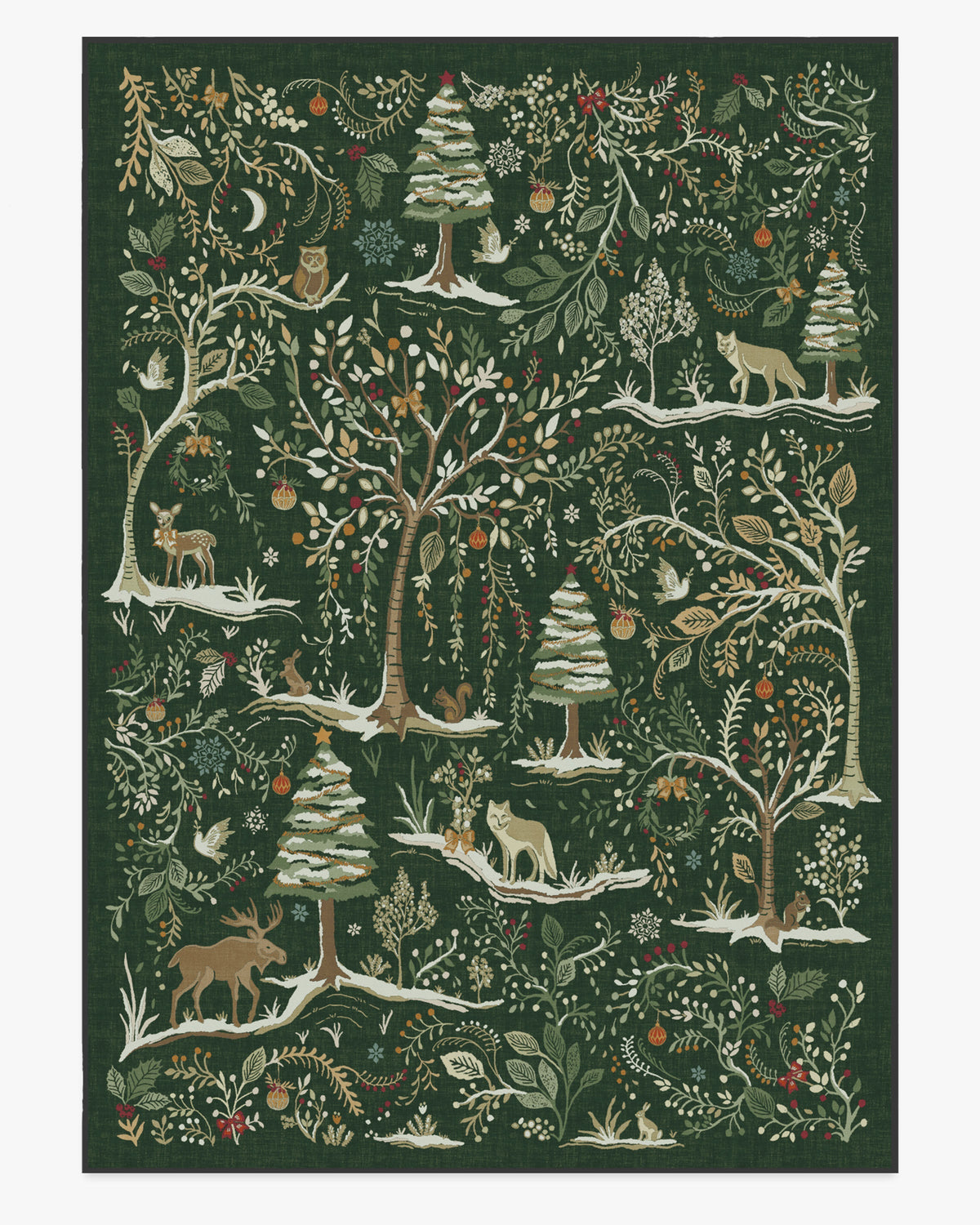Elwood Forest Green Flatwoven Rug