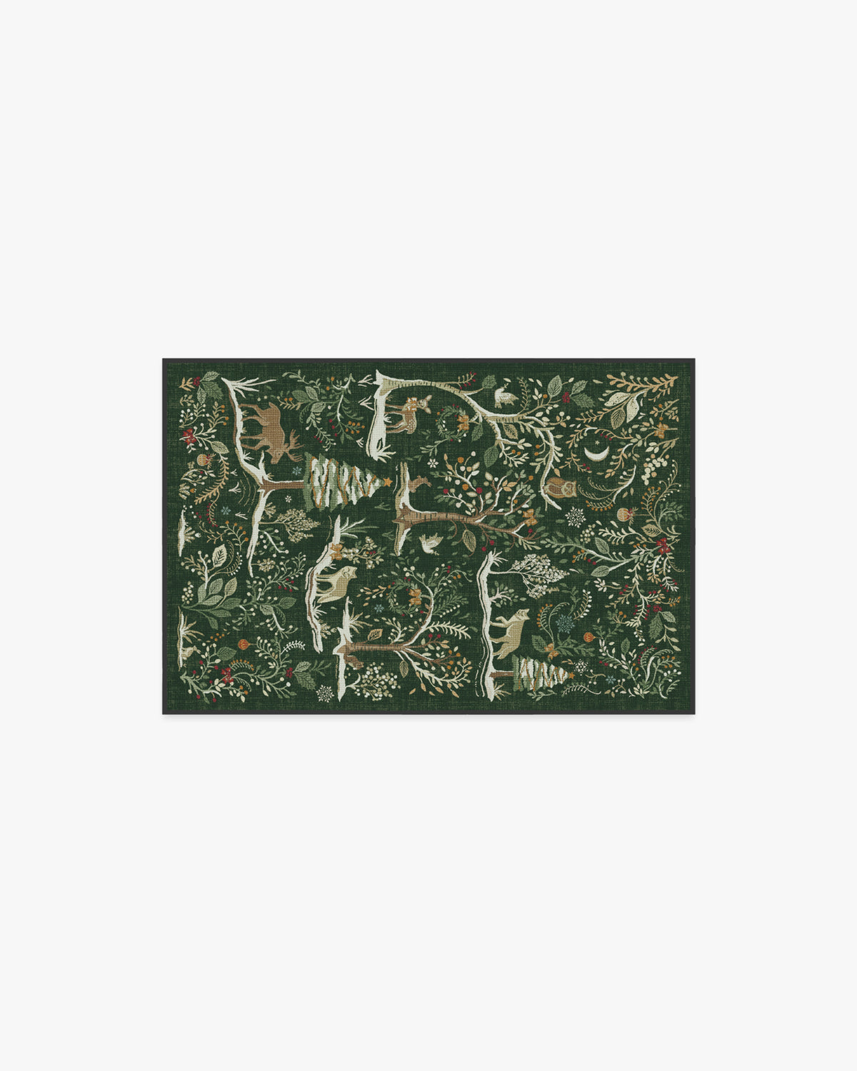Elwood Forest Green Flatwoven Rug