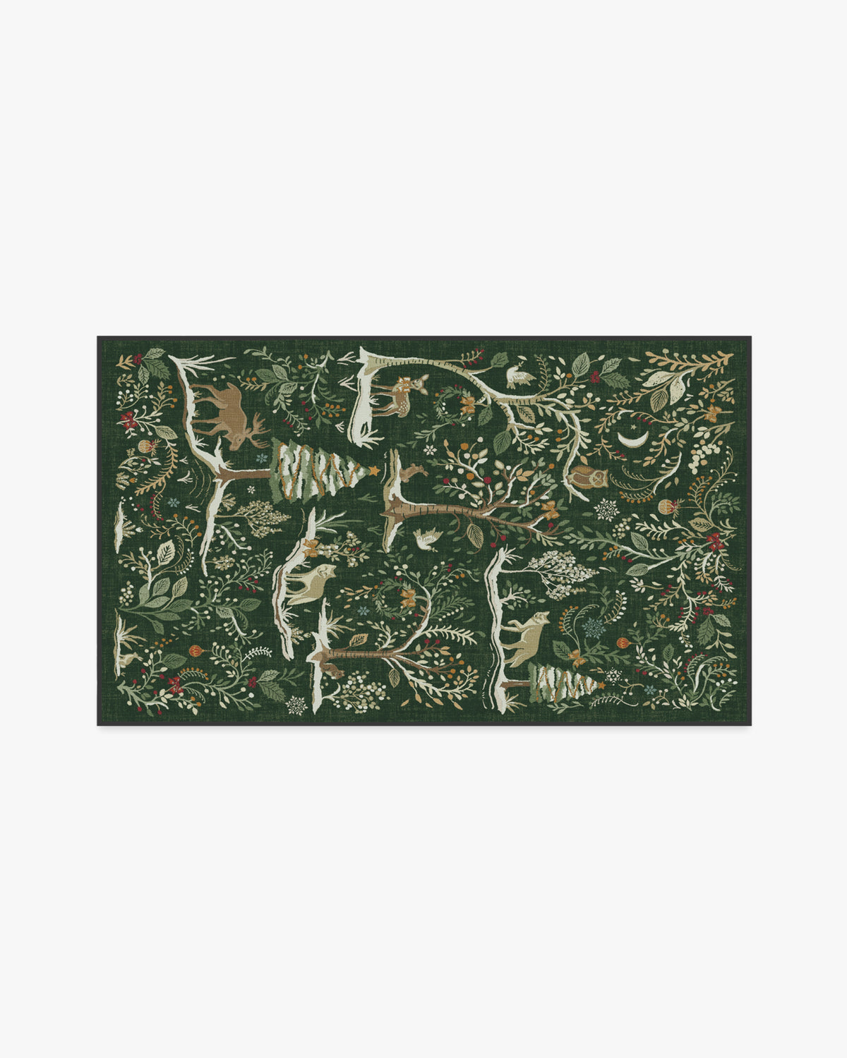 Elwood Forest Green Flatwoven Rug