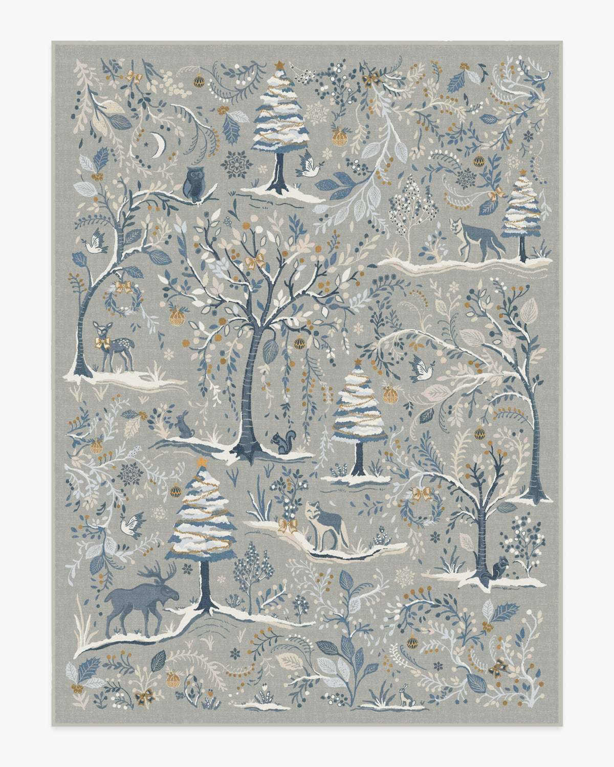 Elwood Silver Rug