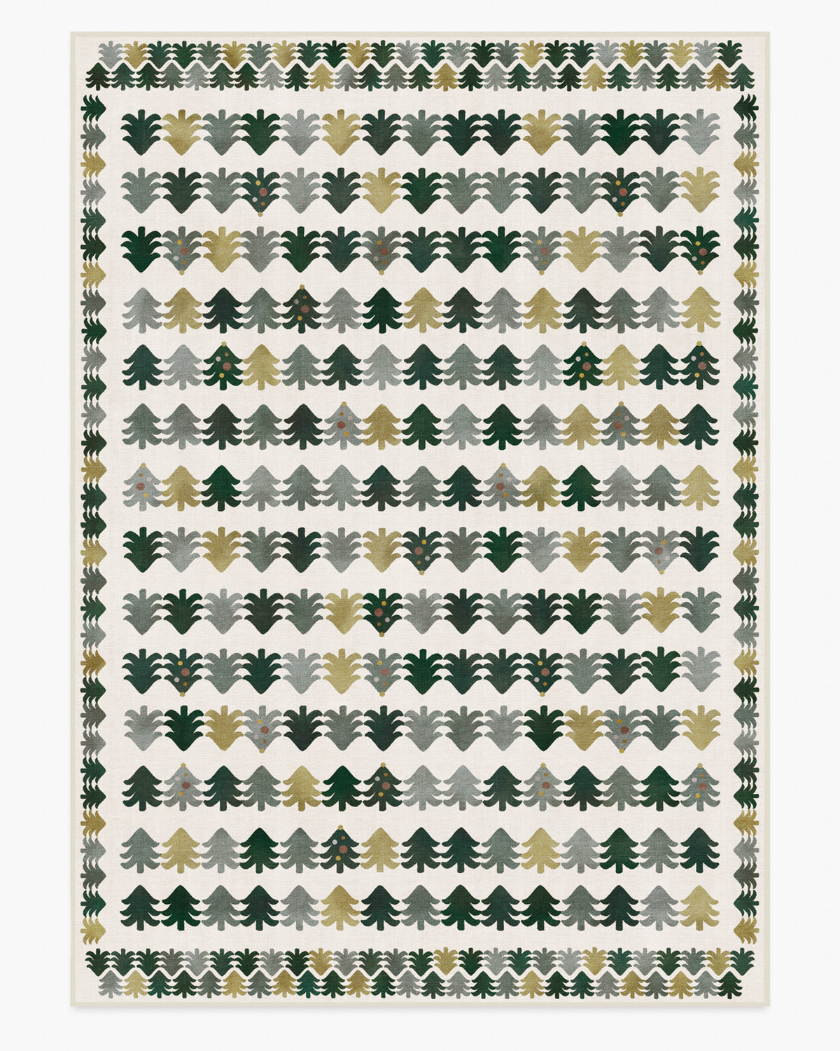 Festive Forest Green Rug