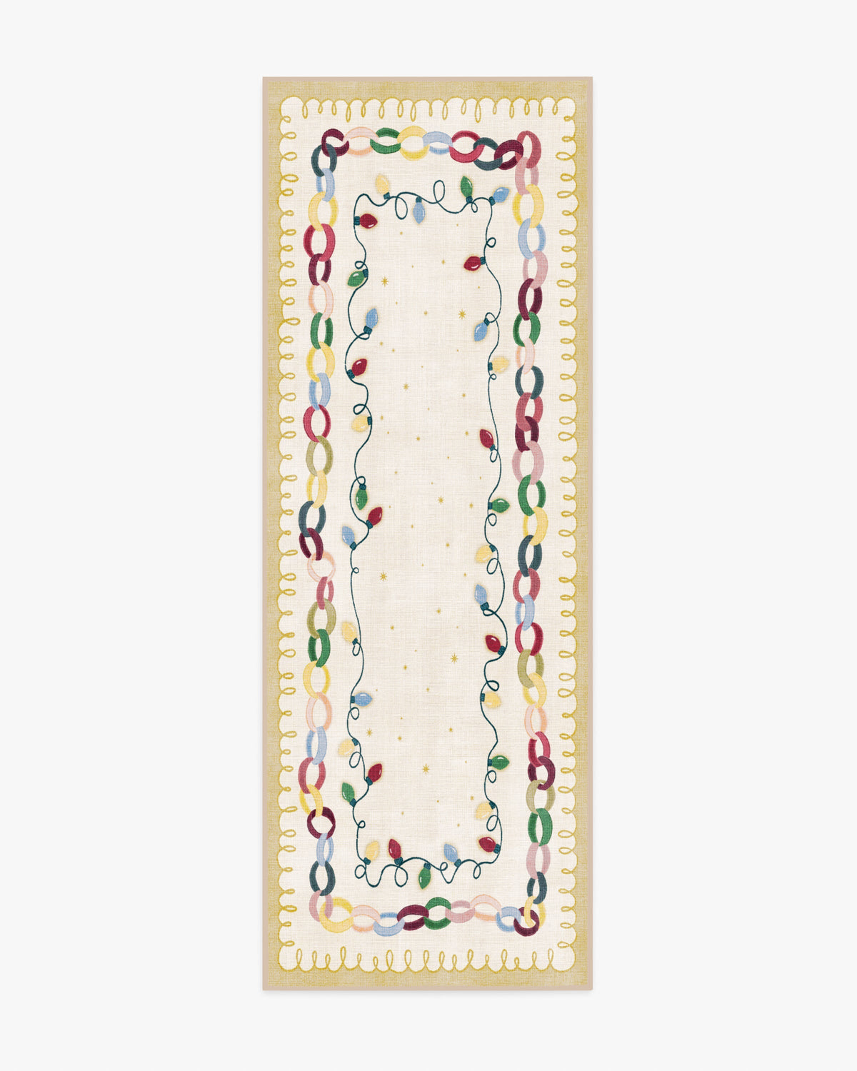 Garland Glow Cream Flatwoven Rug