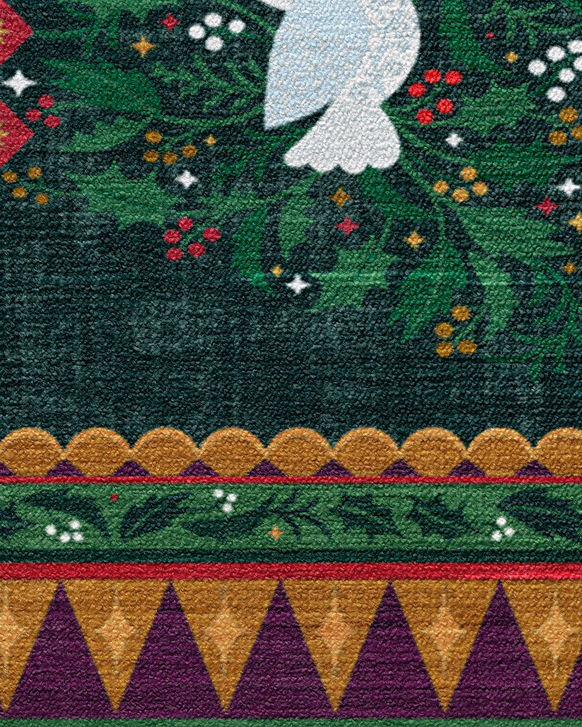 Giving Tree Green & Gold Rug