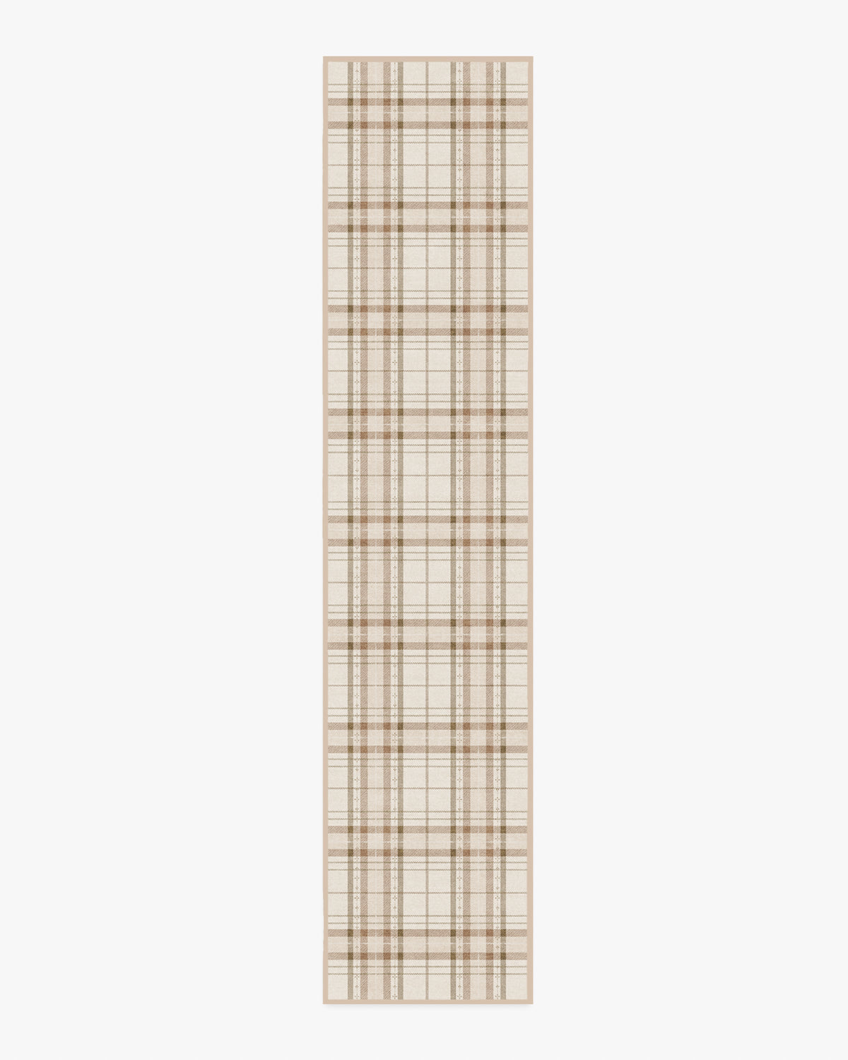 Heirloom Tartan Natural Flatwoven Rug
