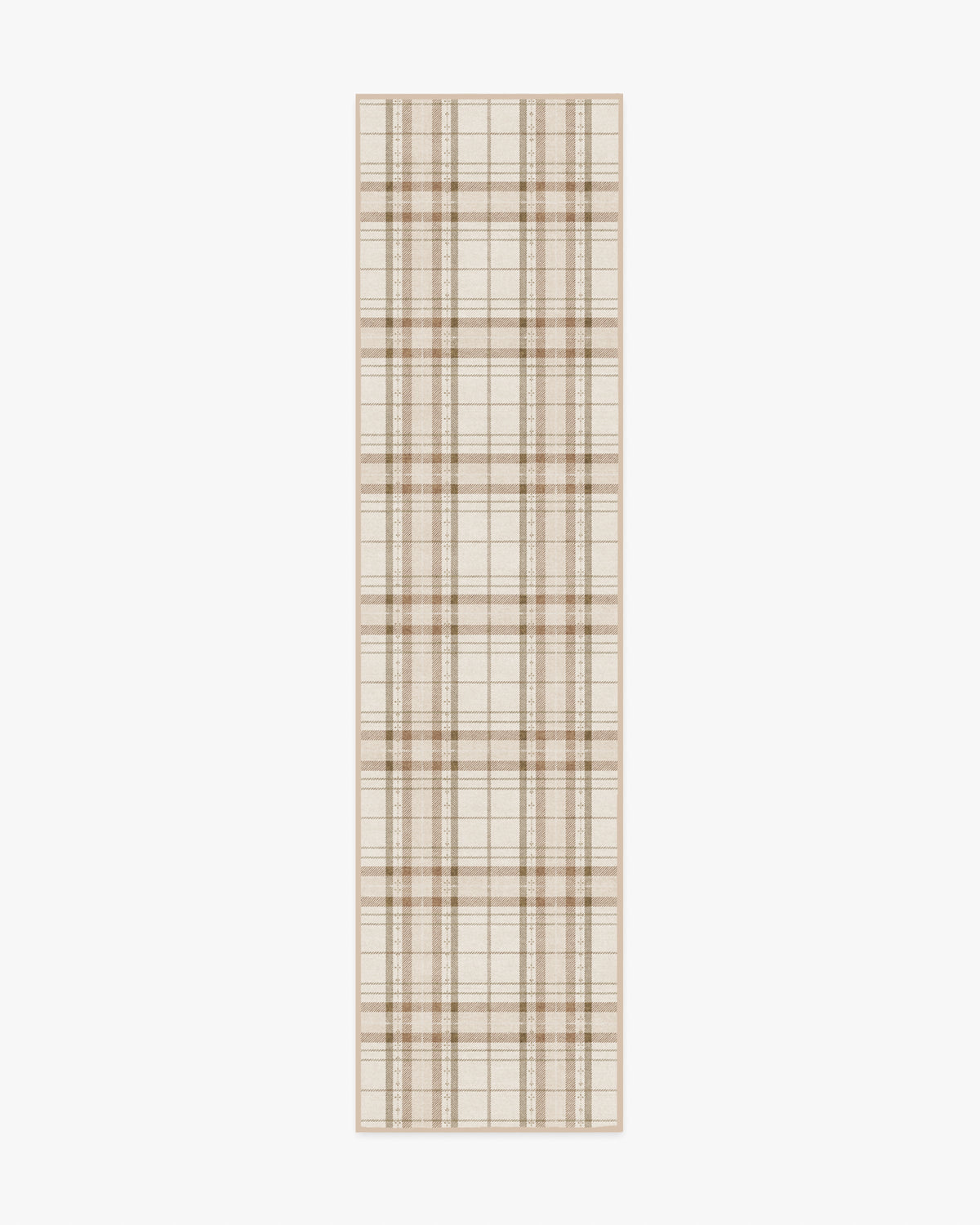 Heirloom Tartan Natural Flatwoven Rug