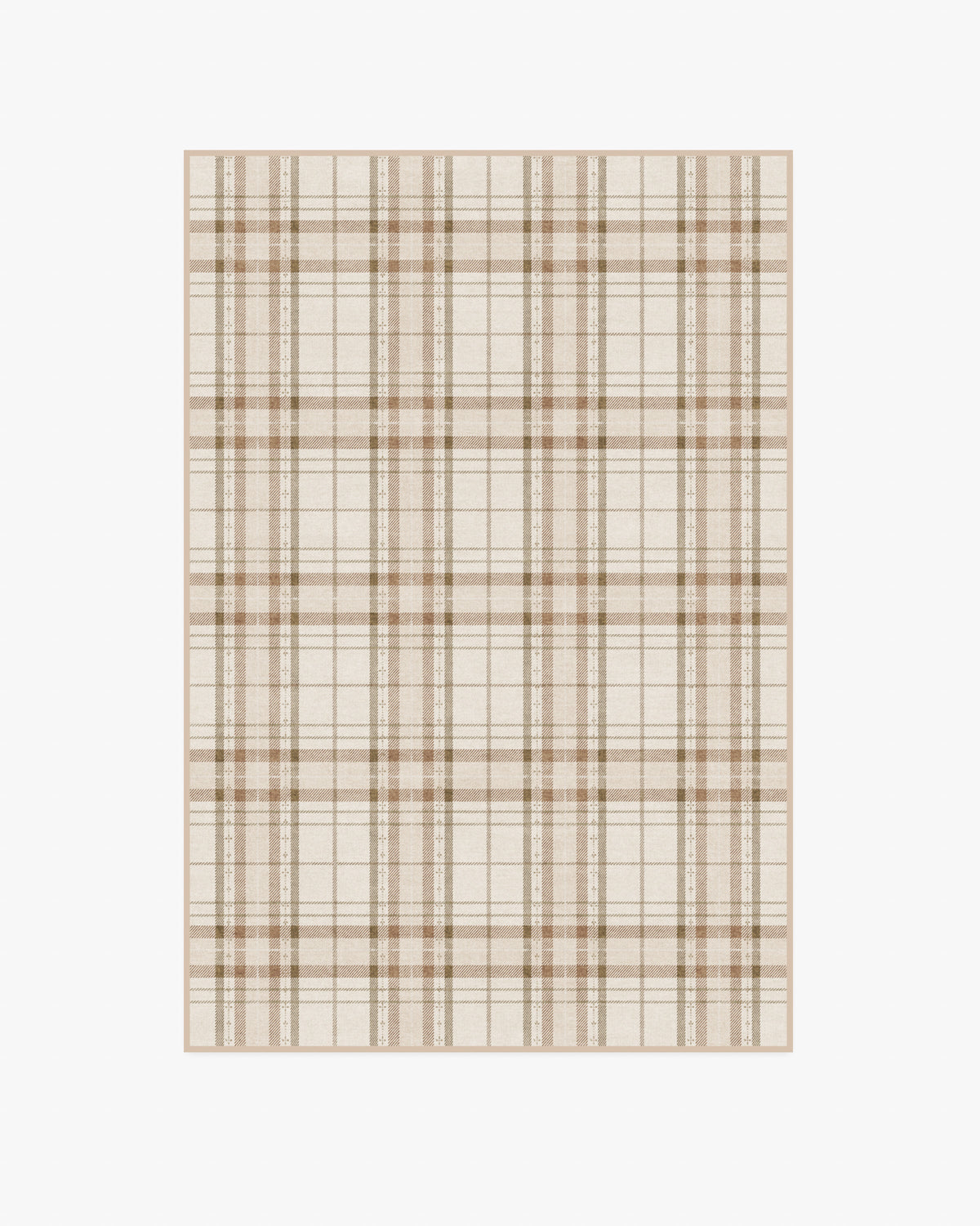 Heirloom Tartan Natural Flatwoven Rug