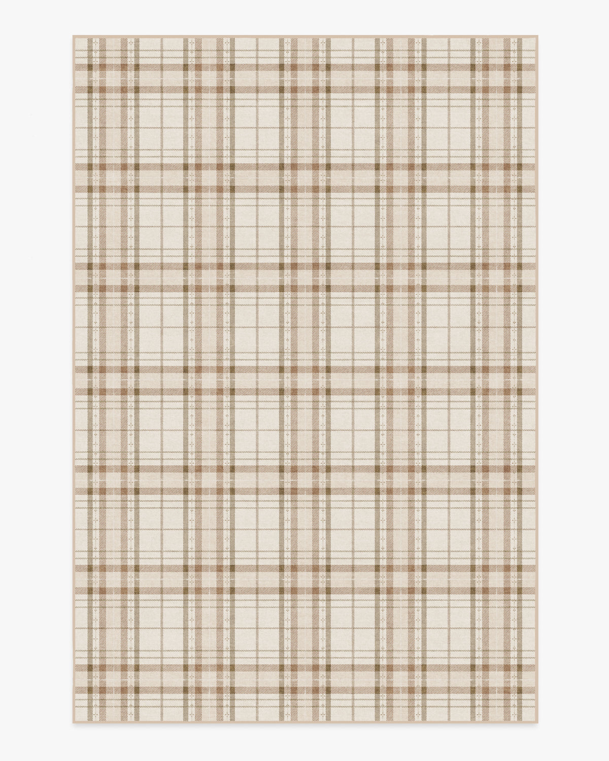 Heirloom Tartan Natural Flatwoven Rug