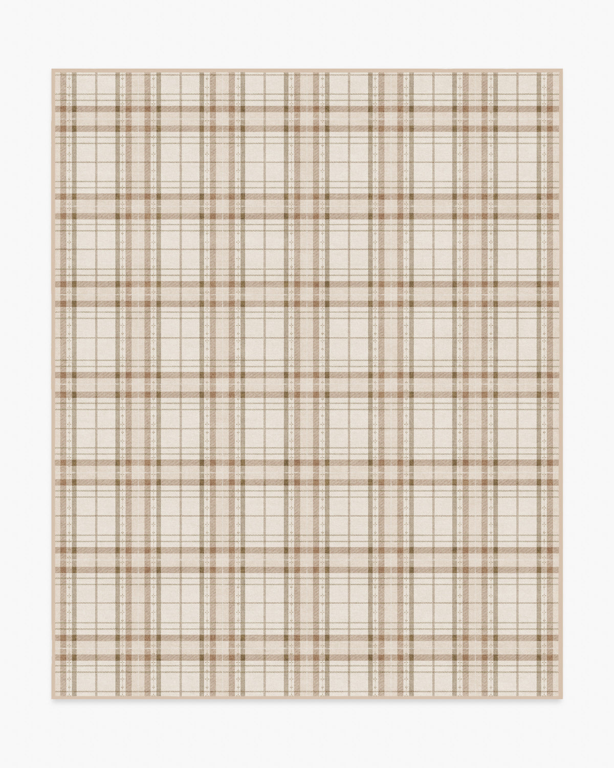 Heirloom Tartan Natural Flatwoven Rug