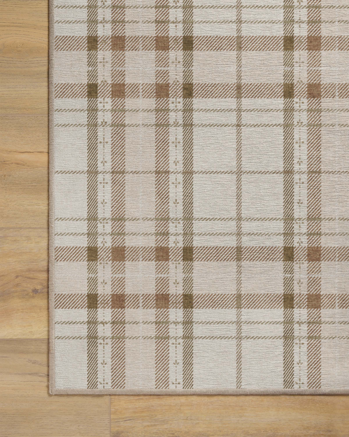 Heirloom Tartan Natural Flatwoven Rug