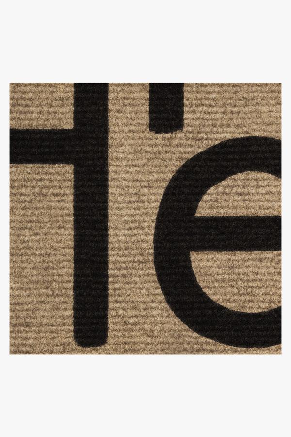 Hello Light Coir Doormat