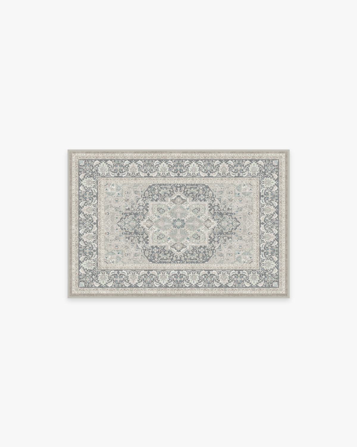 Hendesi Heriz Abalone Flatwoven Rug