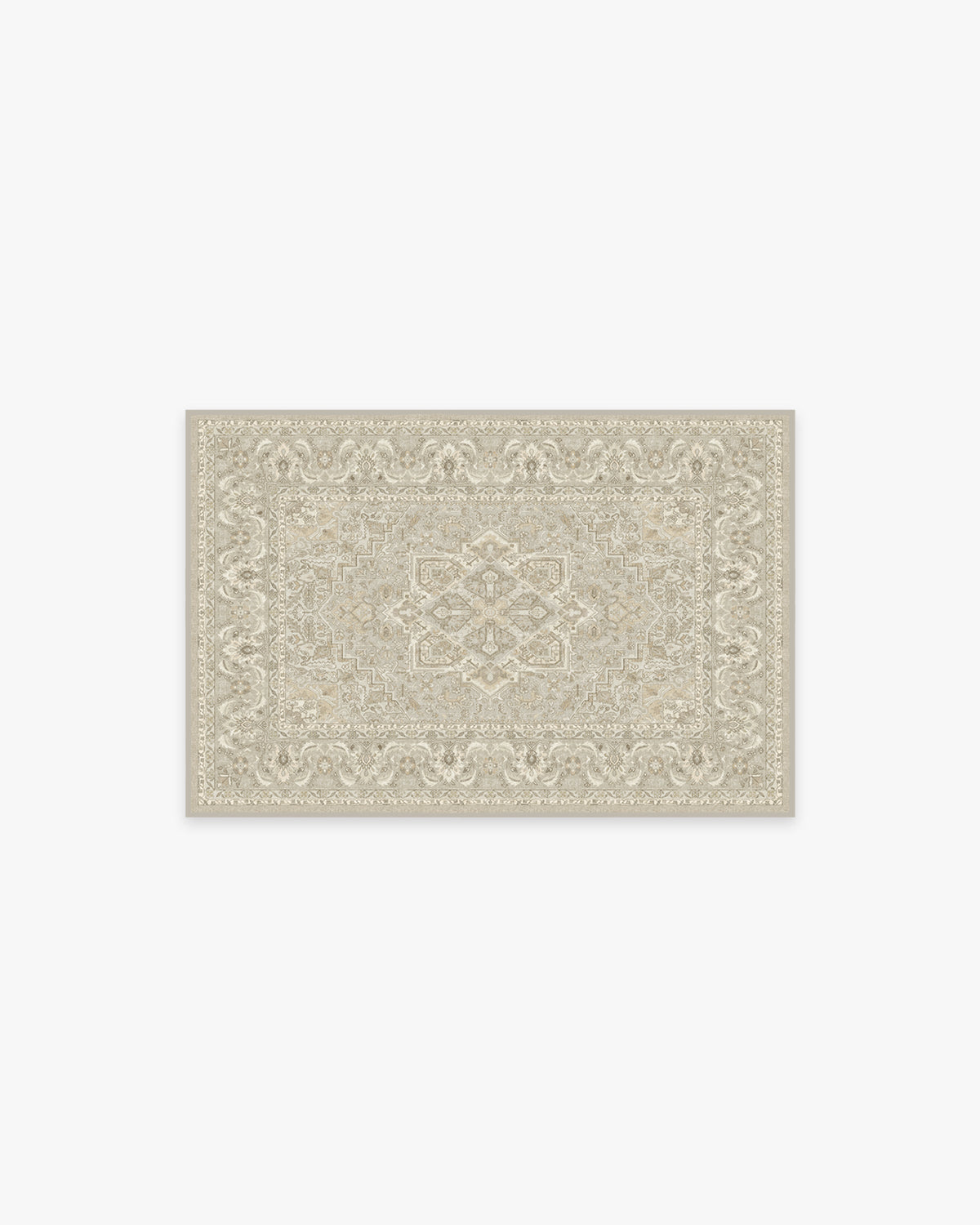 Hendesi Heriz Cream Flatwoven Rug