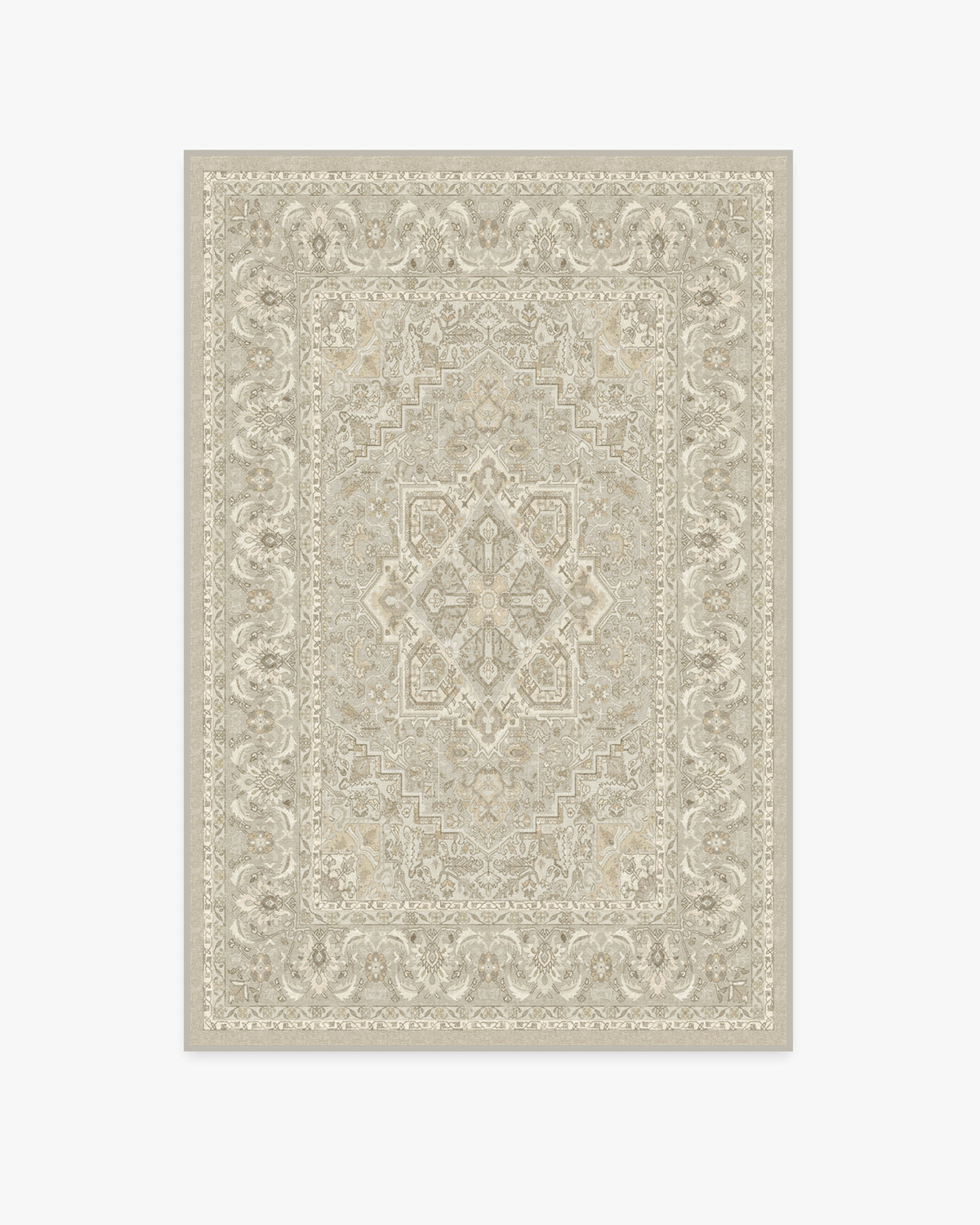 Hendesi Heriz Cream Flatwoven Rug