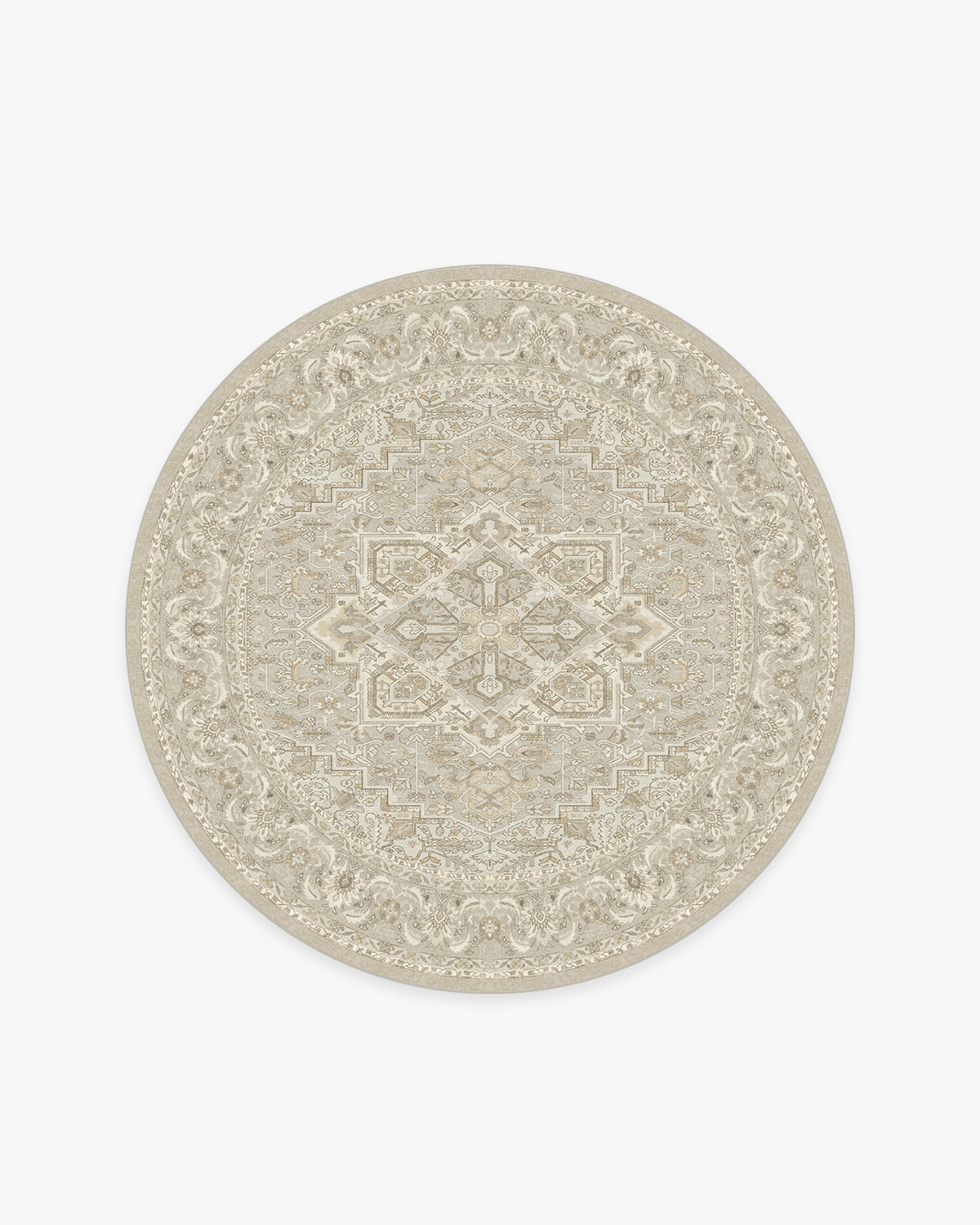 Hendesi Heriz Cream Flatwoven Rug