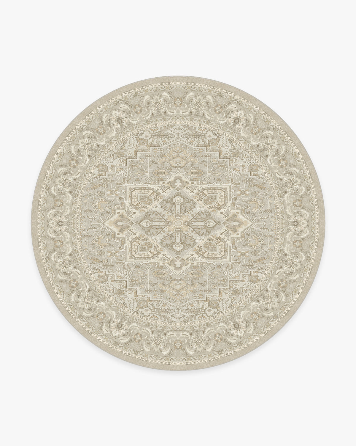 Hendesi Heriz Cream Flatwoven Rug