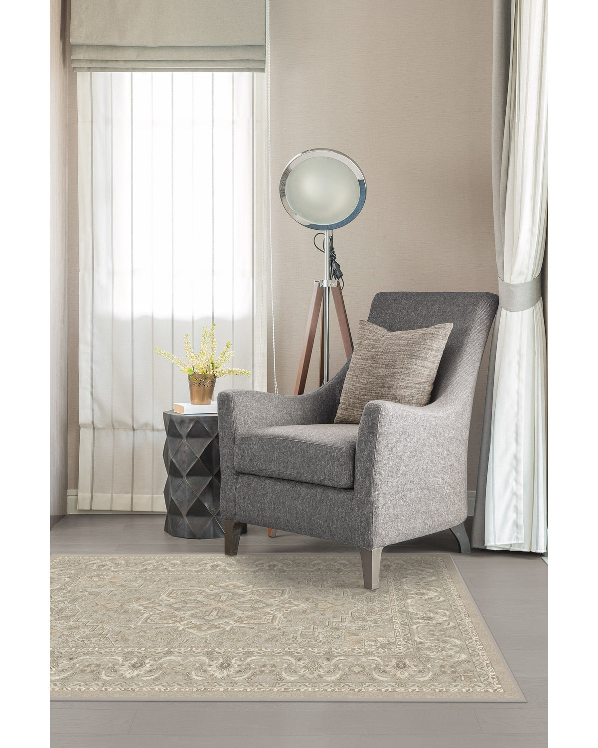 Hendesi Heriz Cream Flatwoven Rug