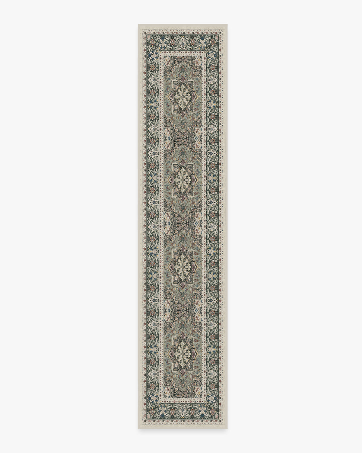 Hendesi Heriz Sage Flatwoven Rug