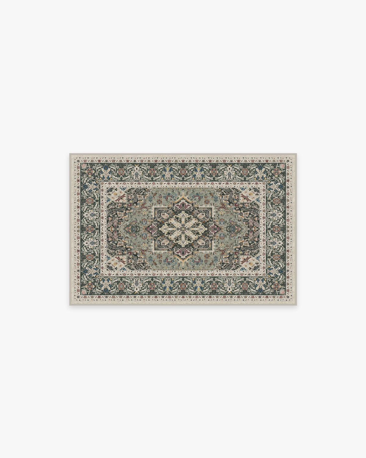 Hendesi Heriz Sage Flatwoven Rug