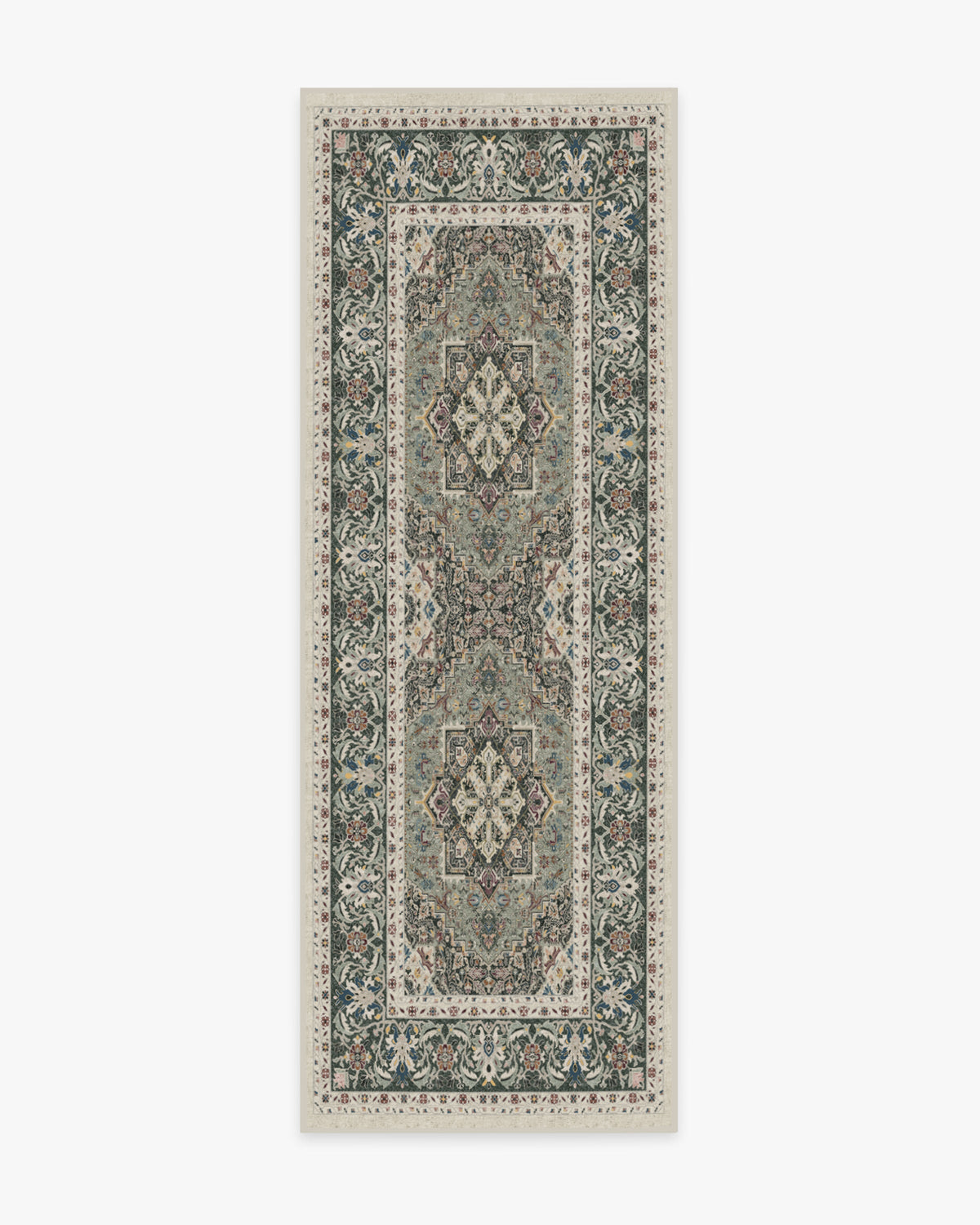 Hendesi Heriz Sage Flatwoven Rug
