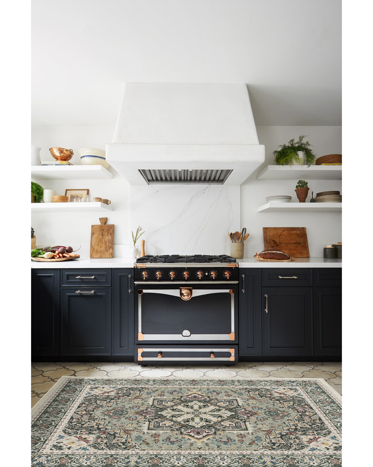Hendesi Heriz Sage Flatwoven Rug
