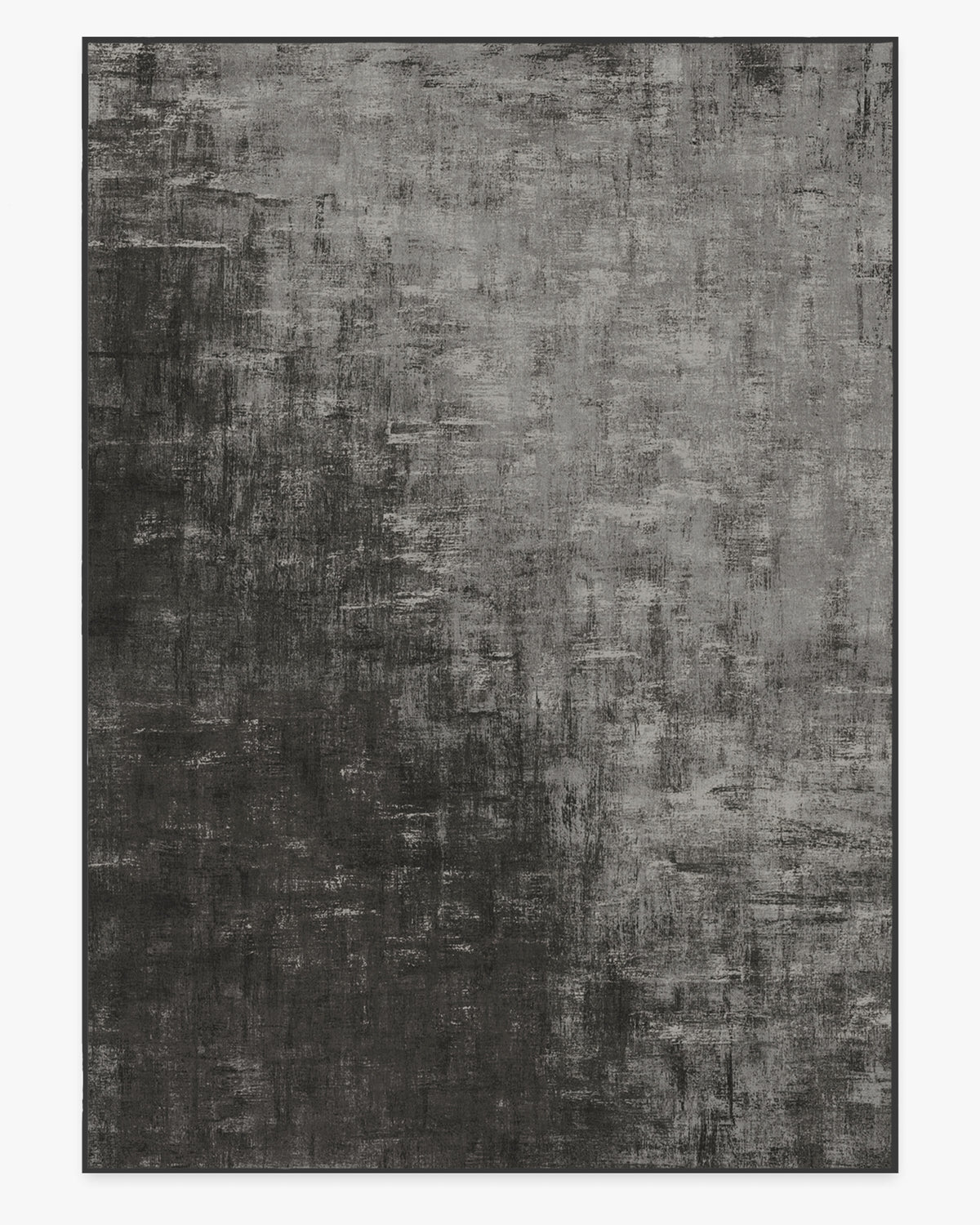 Impasto Greyscale Flatwoven Rug