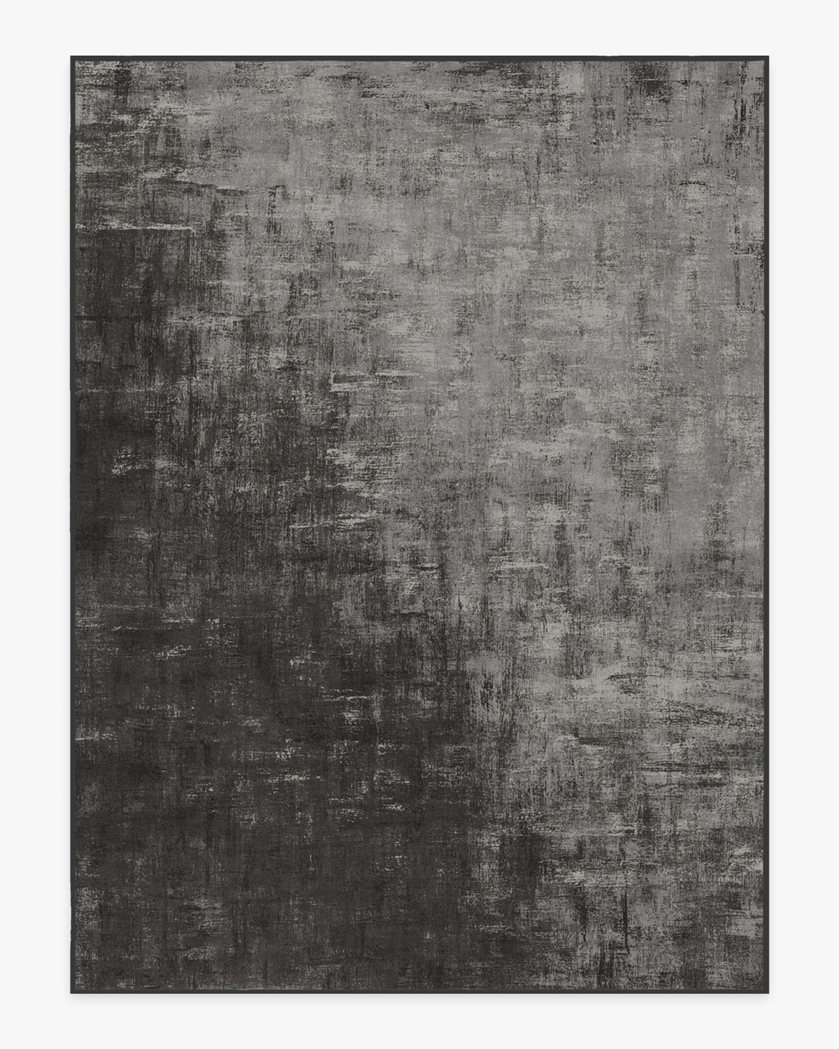 Impasto Greyscale Flatwoven Rug