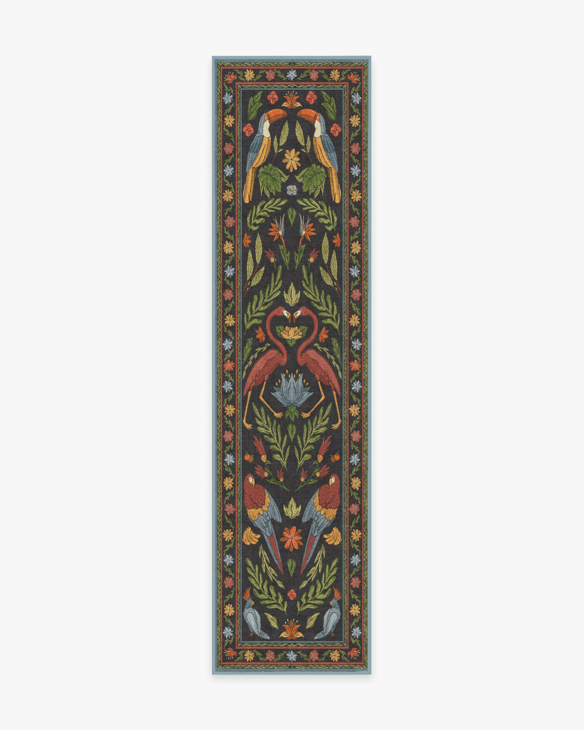 Birds Of A Feather Flatwoven Rug by Iris Apfel