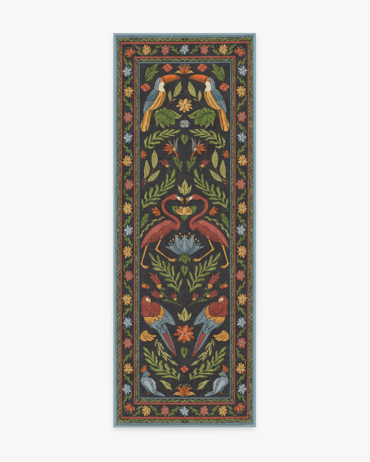 Birds Of A Feather Flatwoven Rug by Iris Apfel