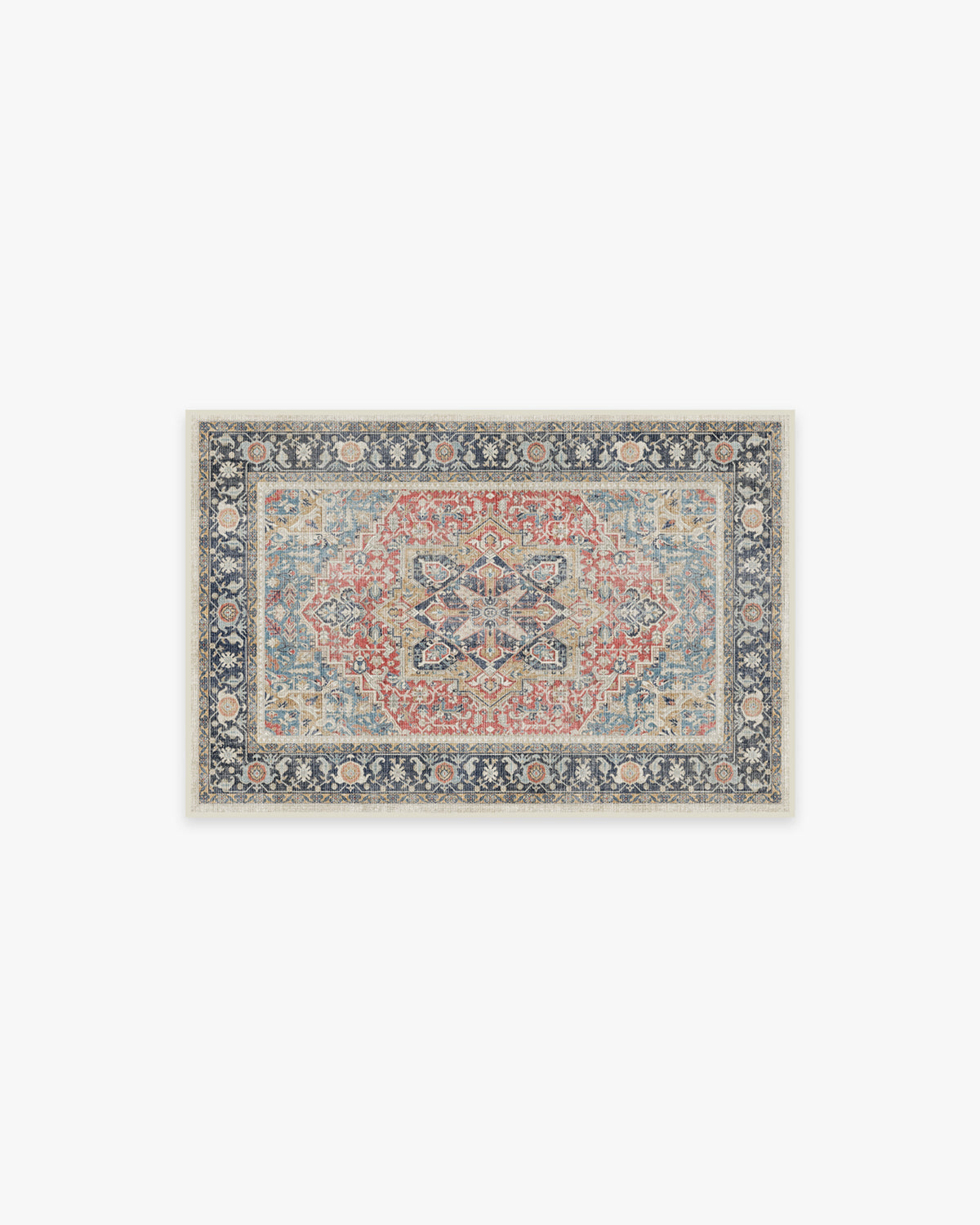 Kamran Cayenne Red Flatwoven Rug