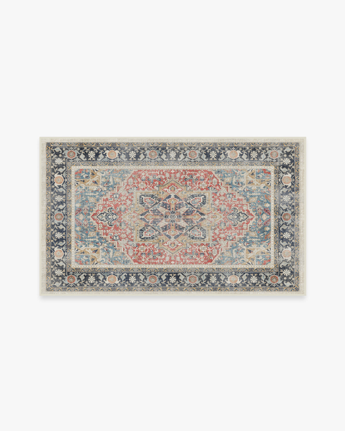 Kamran Cayenne Red Flatwoven Rug