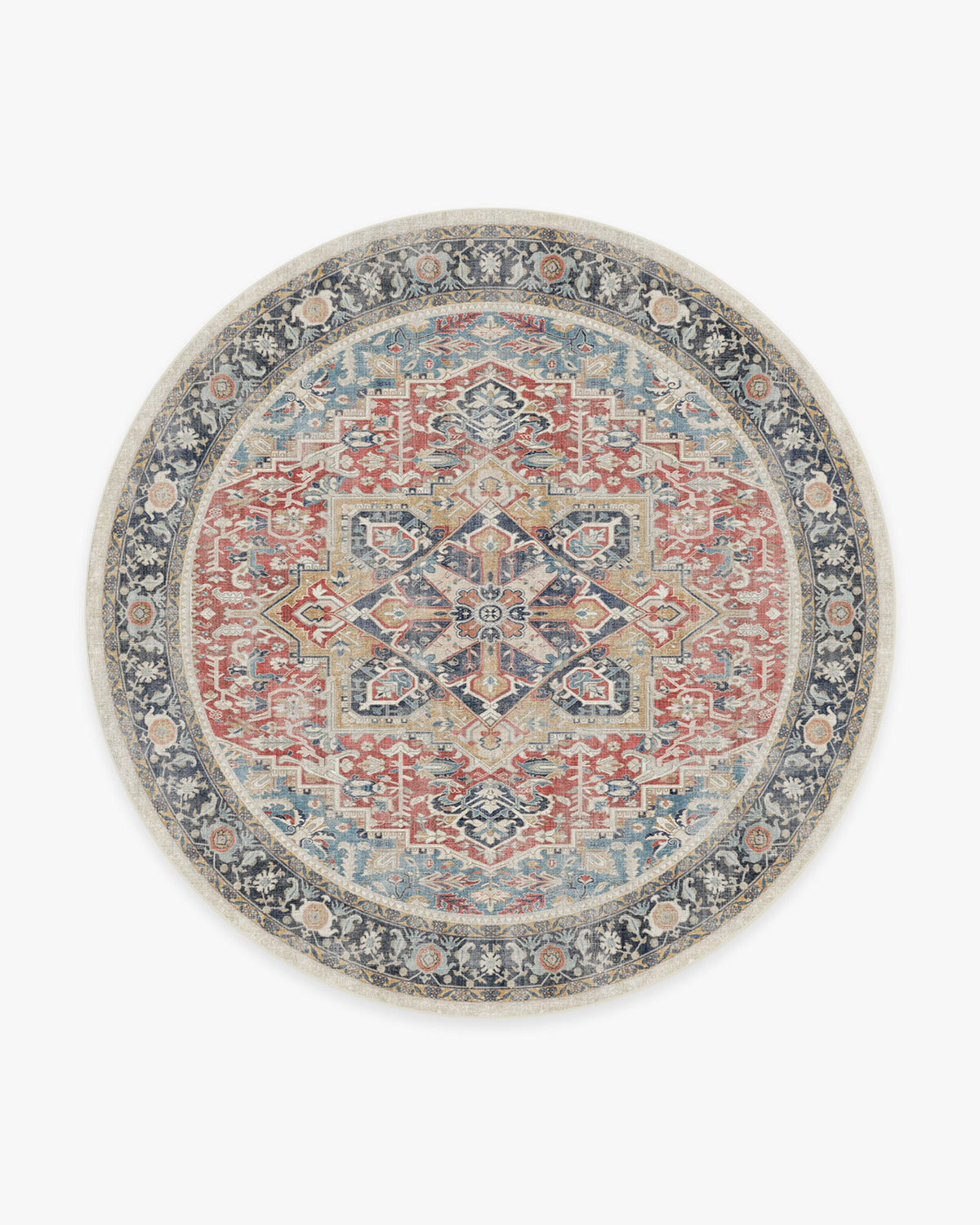 Kamran Cayenne Red Flatwoven Rug