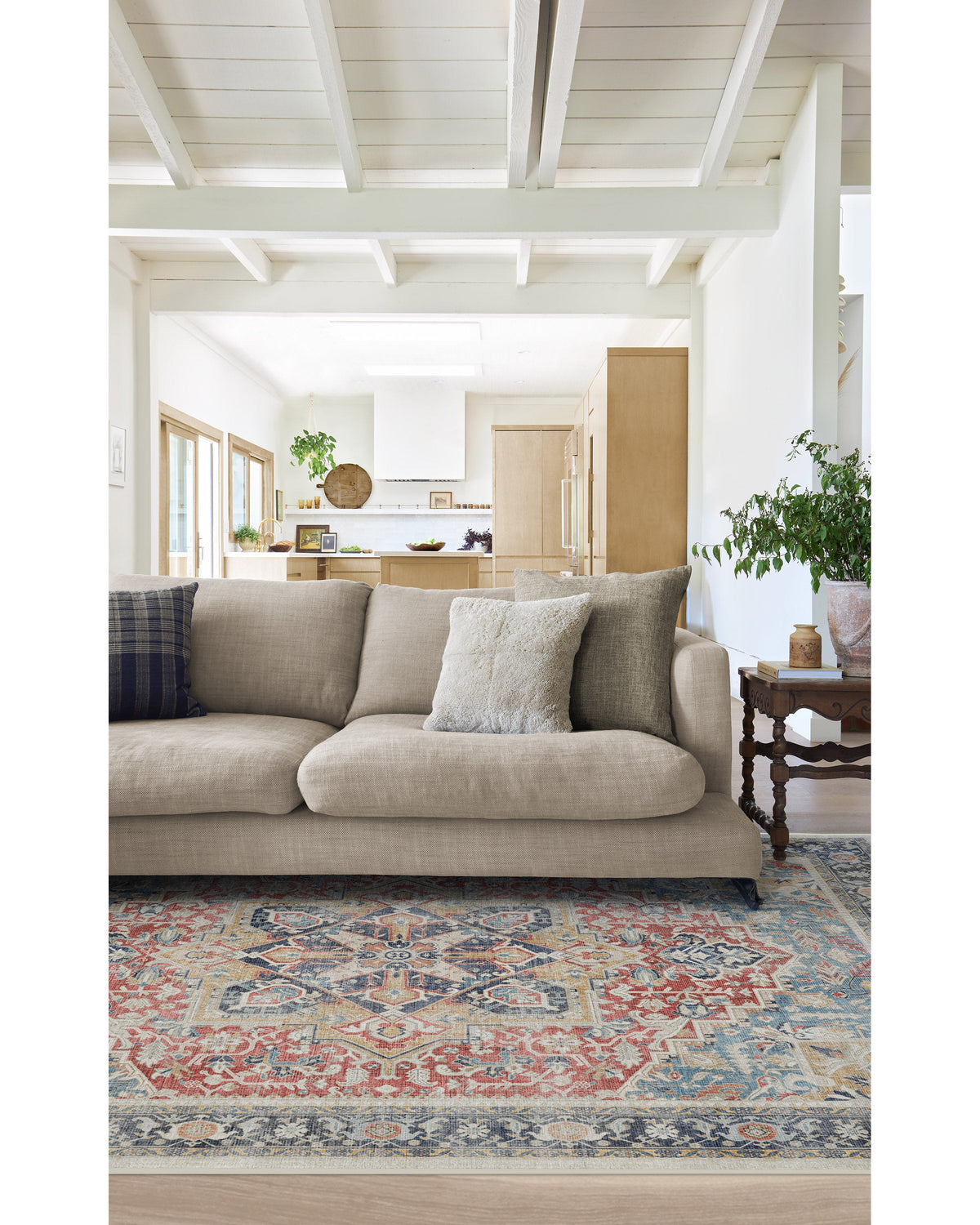 Kamran Cayenne Red Flatwoven Rug