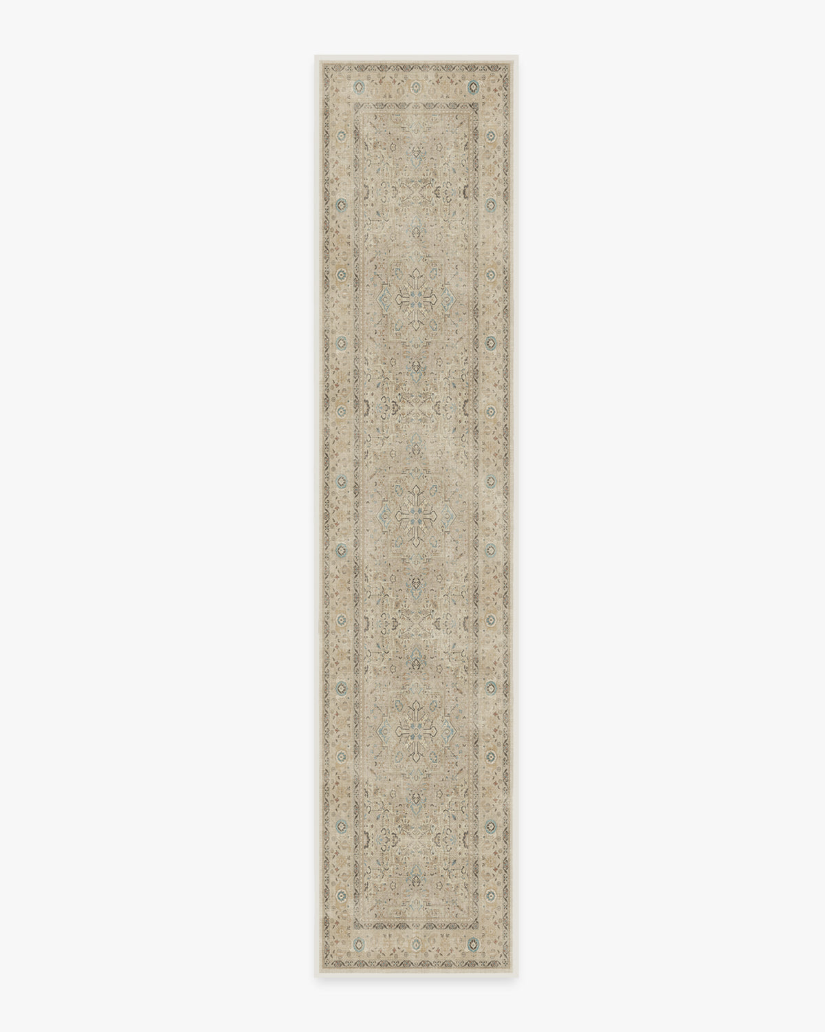 Kamran Ivory Opal Flatwoven Rug