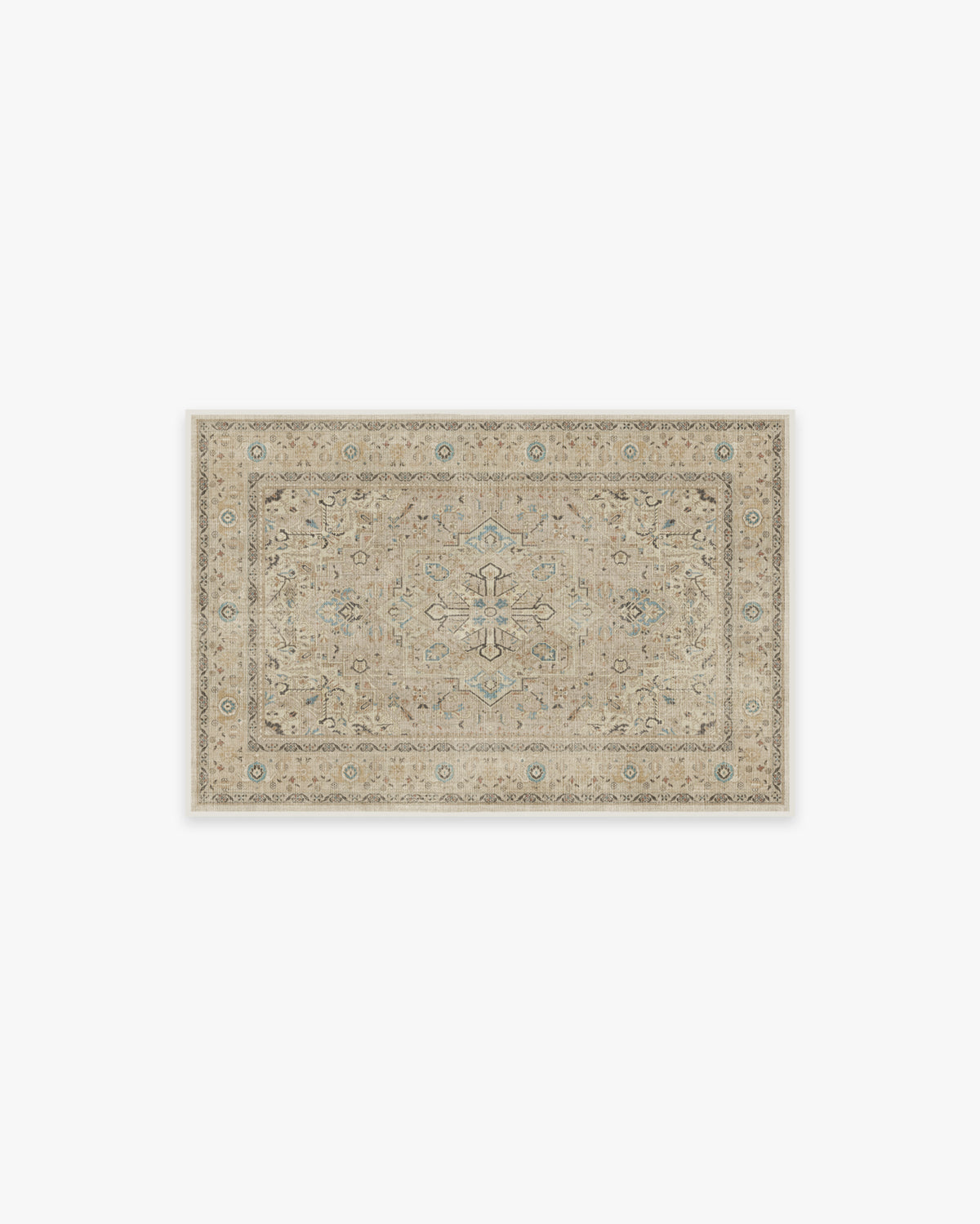 Kamran Ivory Opal Flatwoven Rug