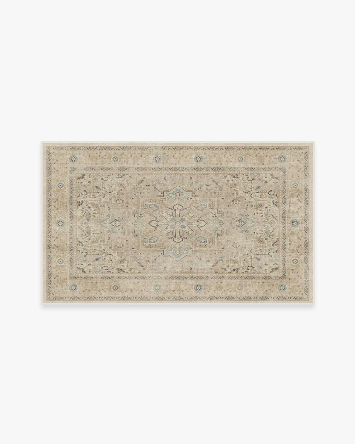 Kamran Ivory Opal Flatwoven Rug