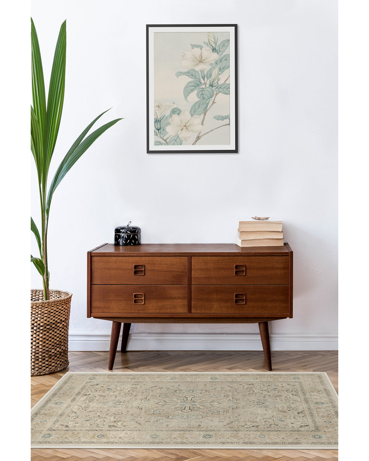 Kamran Ivory Opal Flatwoven Rug